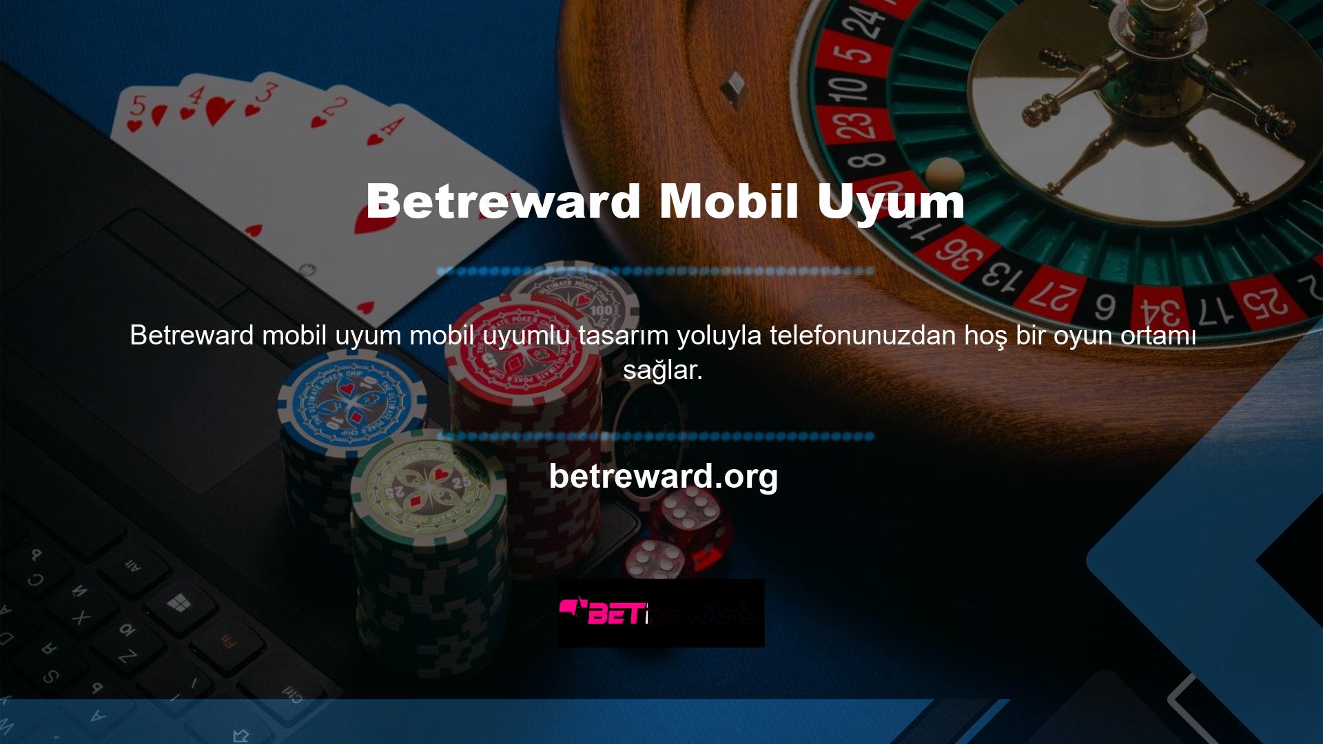 Şans oyun siteleri arasında en çok tercih edilen site olmayı amaçlayan ve bu amaca doğru hızla ilerleyen Betreward avantajlarını listeleyebiliriz